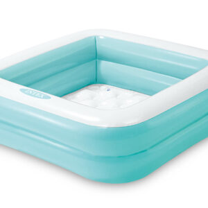 Vierkant babyzwembad-blauw
